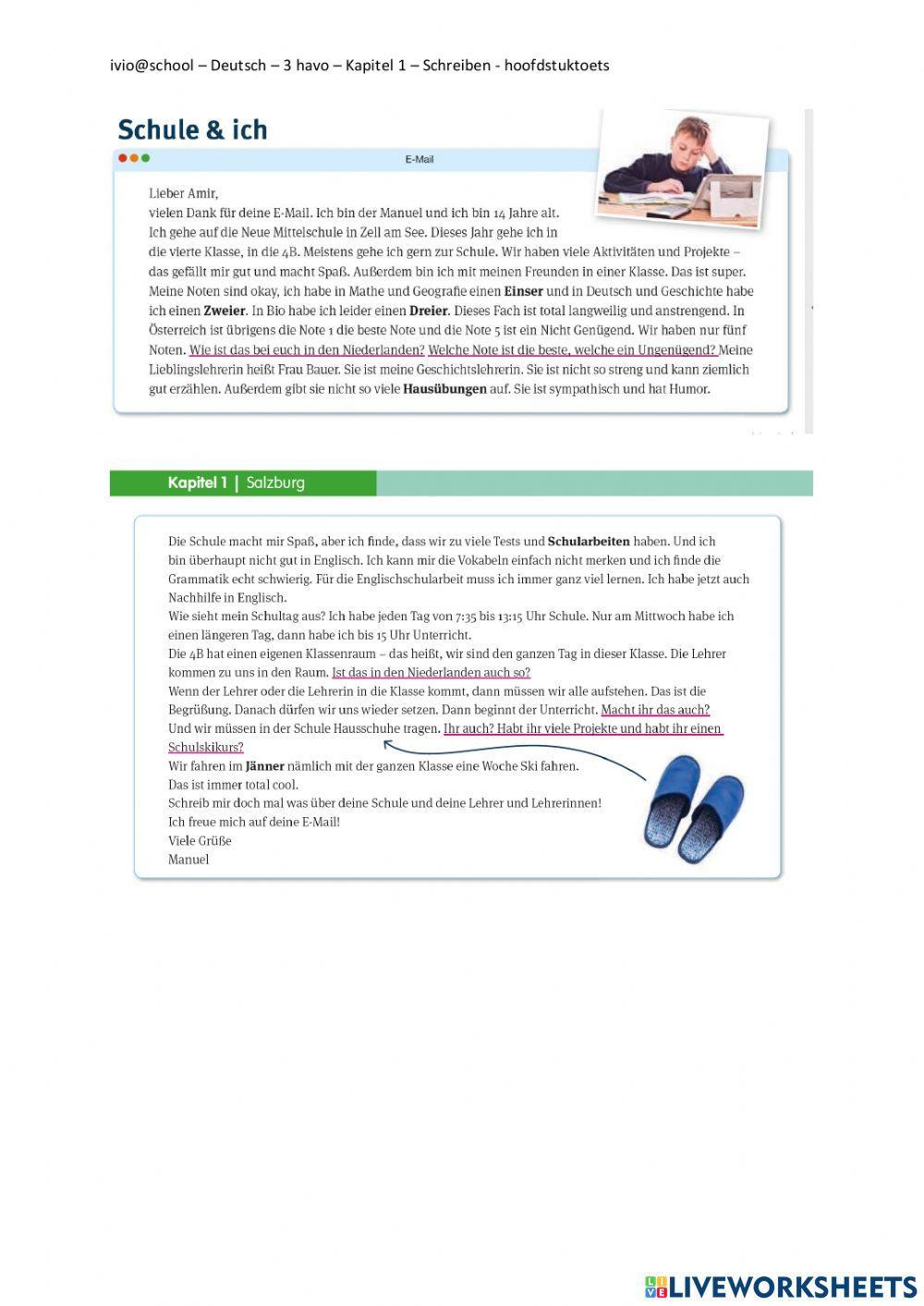 Schreiben Kapitel 1.2