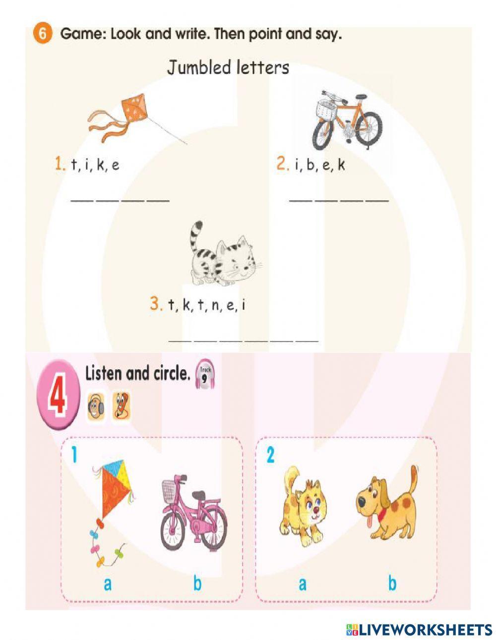 G2-u2 at the backyard workbook