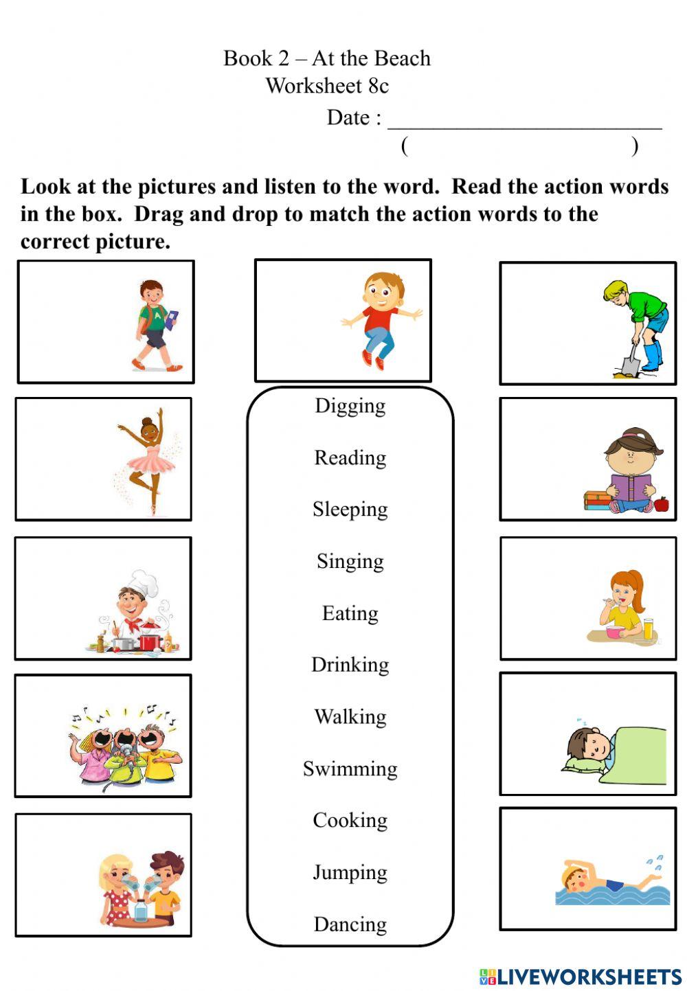 8c Action Verbs
