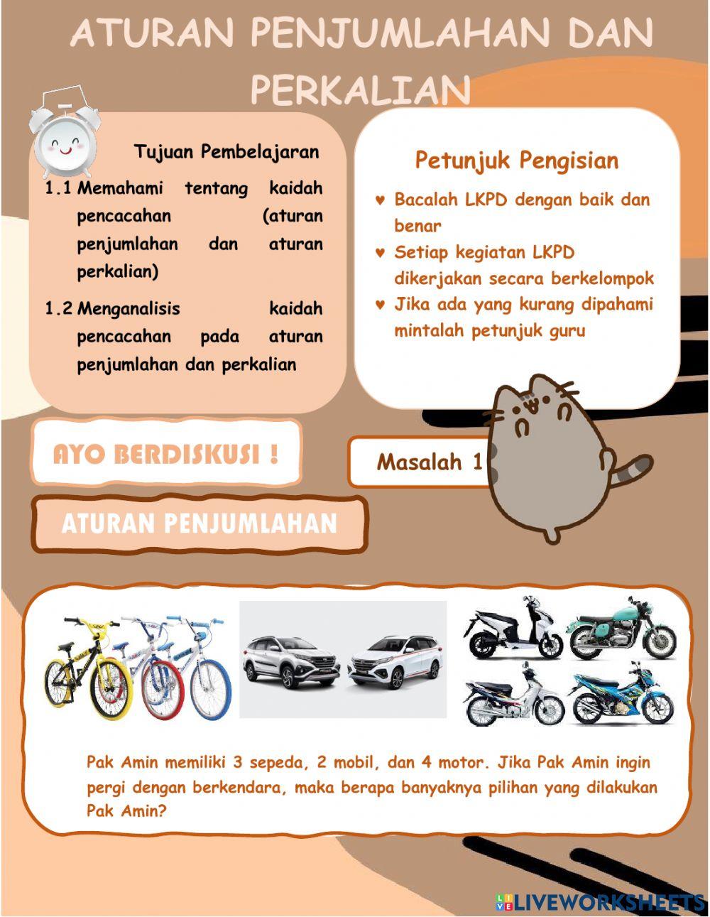 Aturan Penjumlahan dan Perkalian