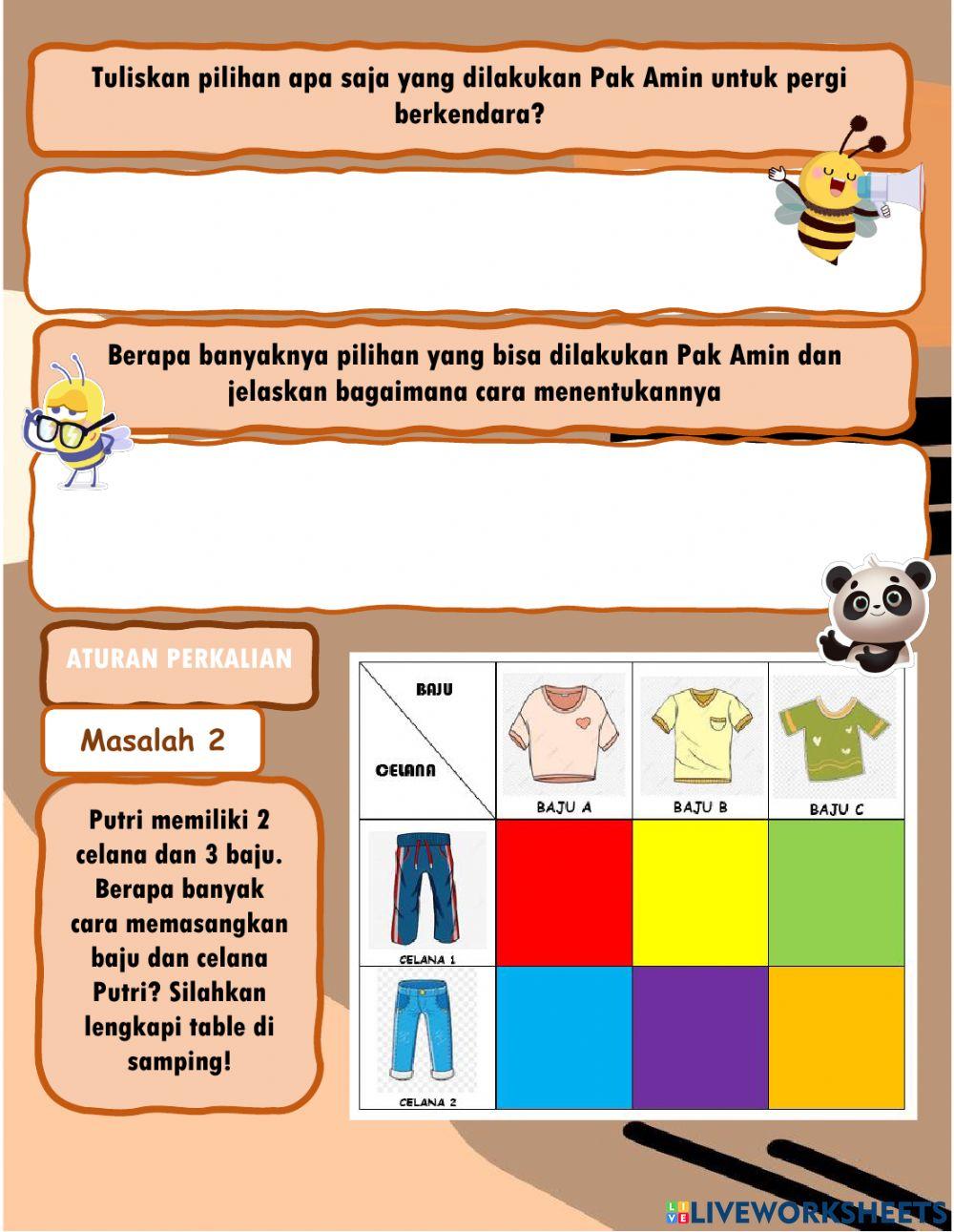 Aturan Penjumlahan dan Perkalian