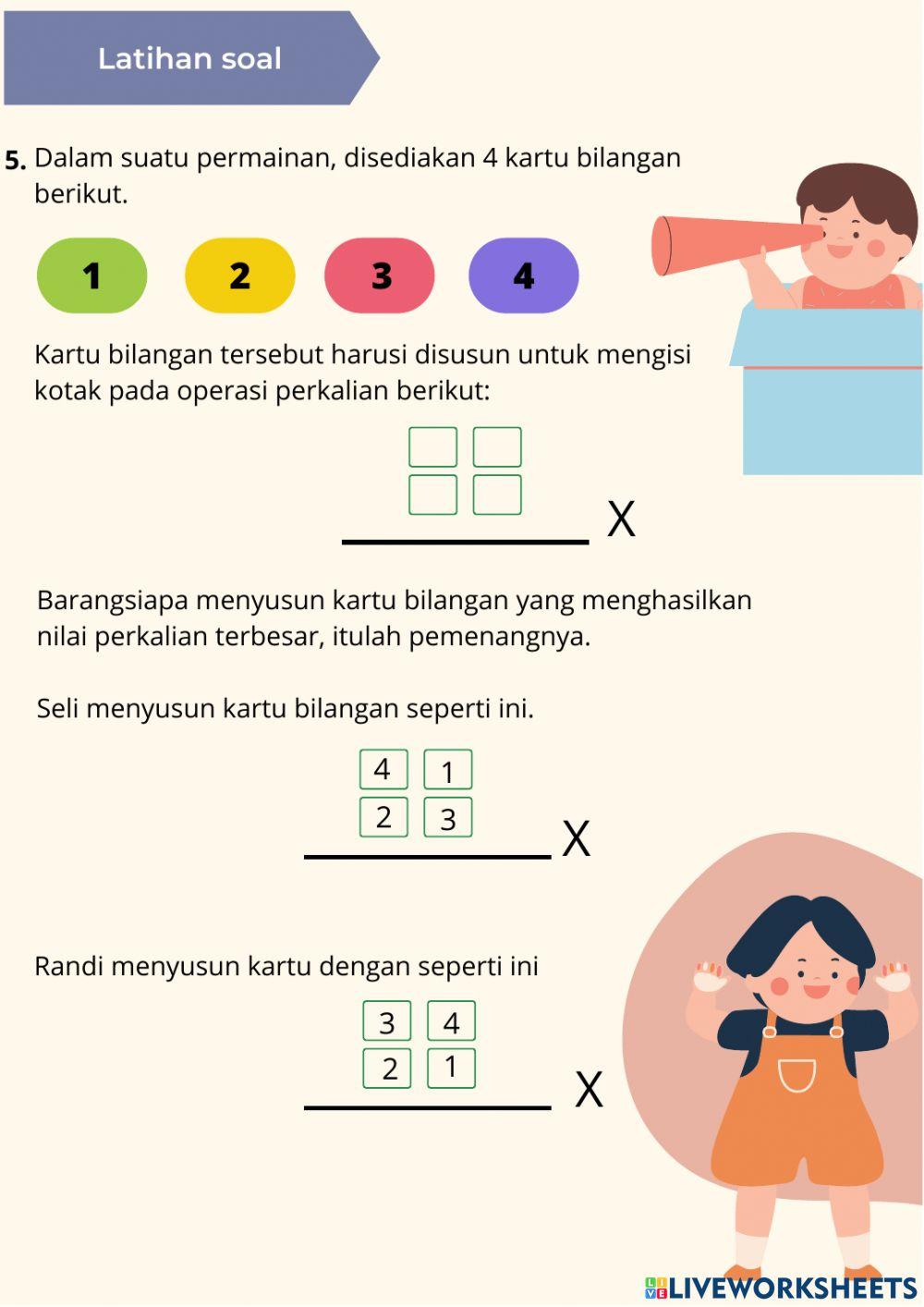 E-LKPD ACTION (Active on Numeration)