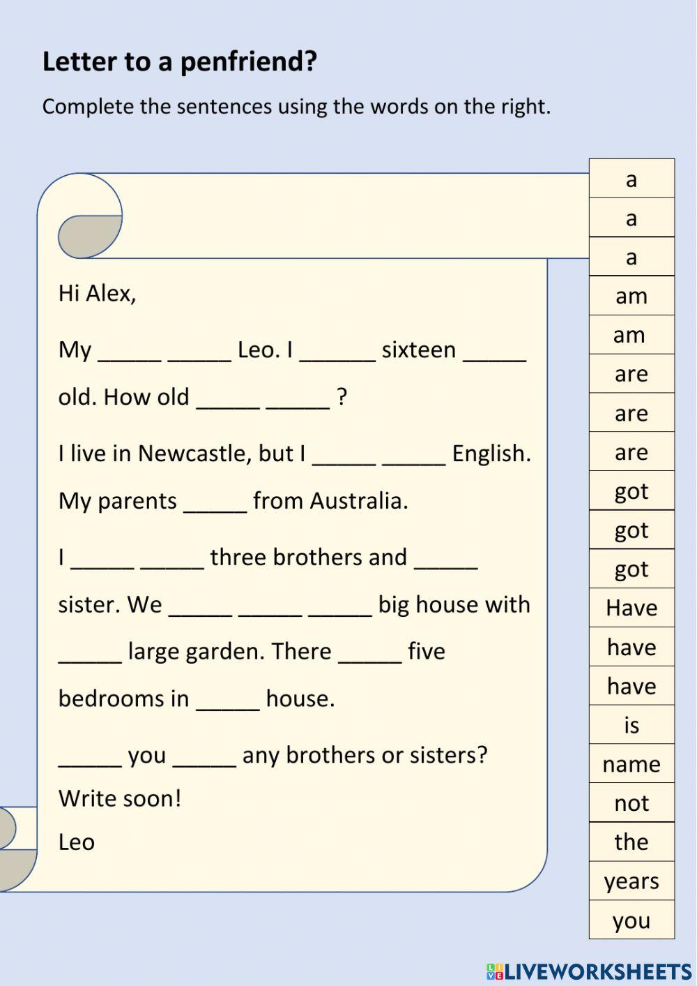 Personal information