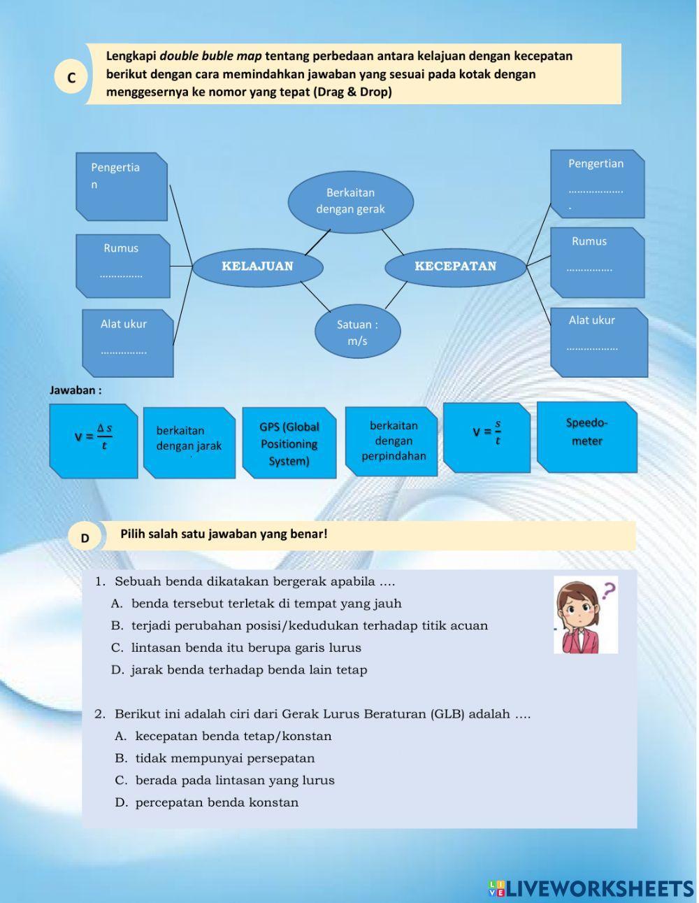 LKPD Materi Gerak Pada Benda