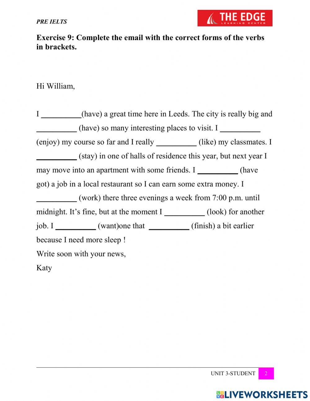 Mindset for ielts foundation - unit 3- grammar and vocabulary 3