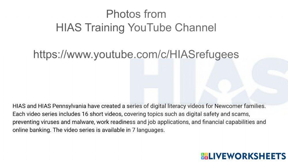 LWS DIgital Literacy HIAS video 1