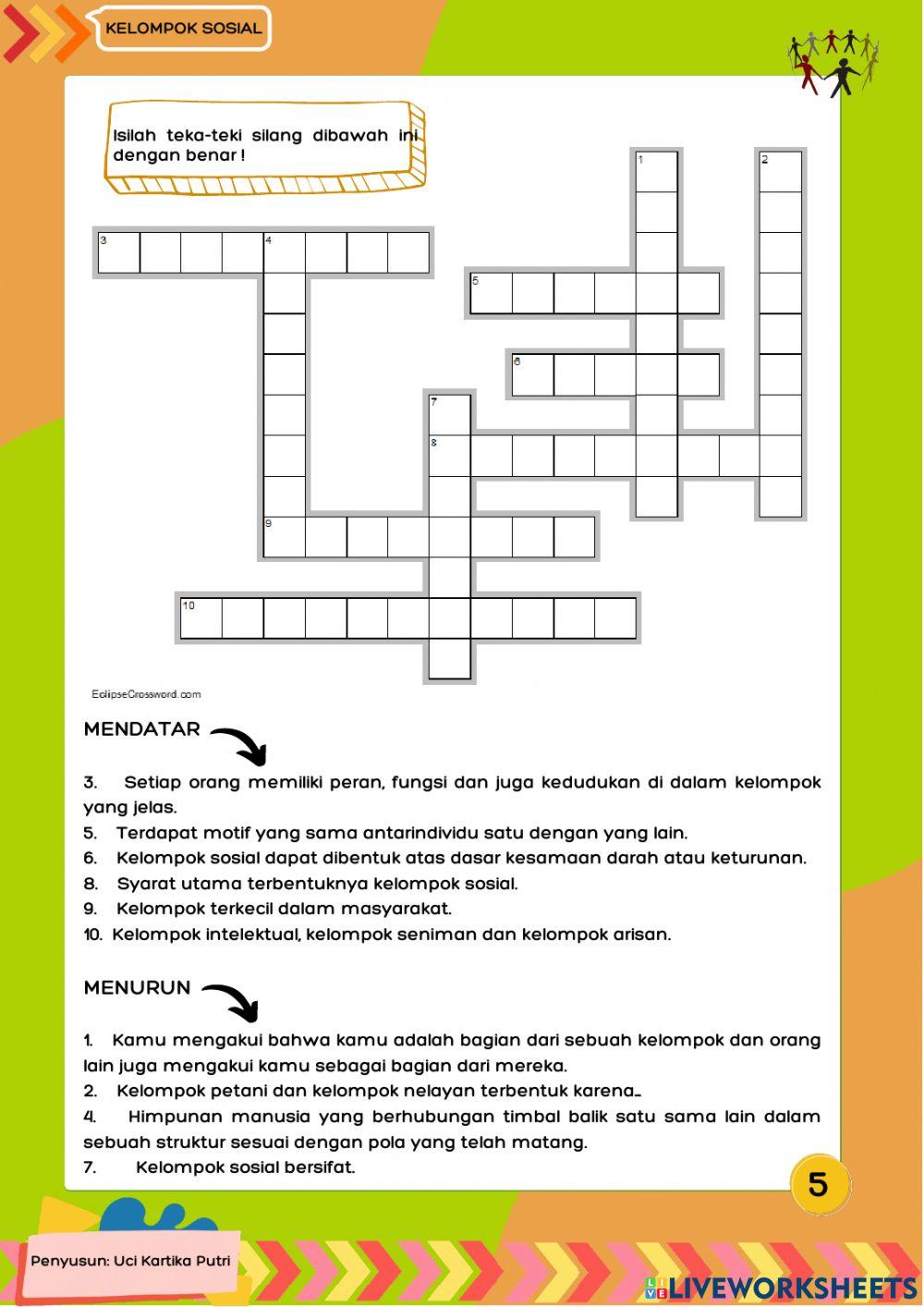 E-LKPD Sosiologi -Kelompok Sosial- Kelas XI