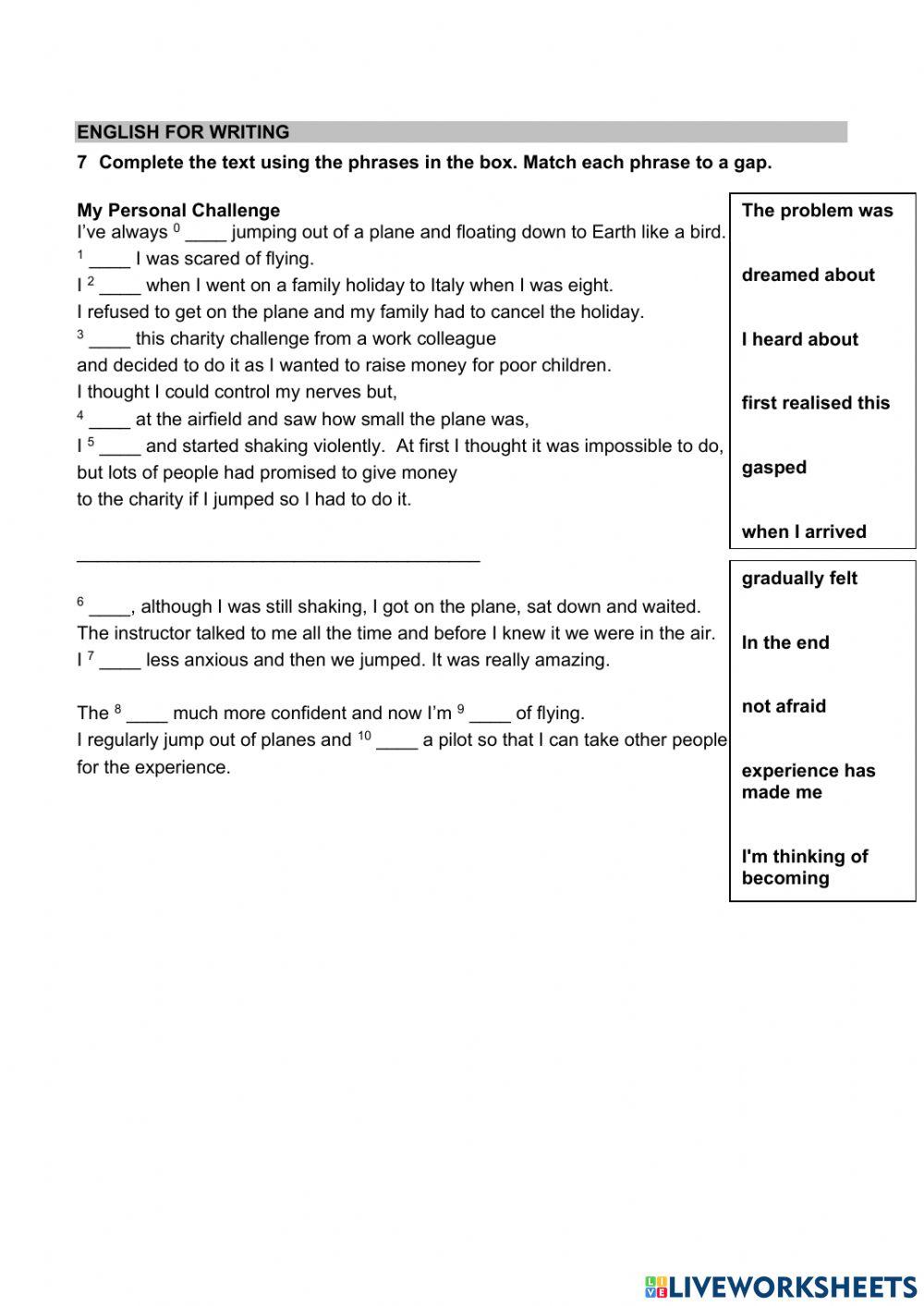 WW4 Unit 1 test language