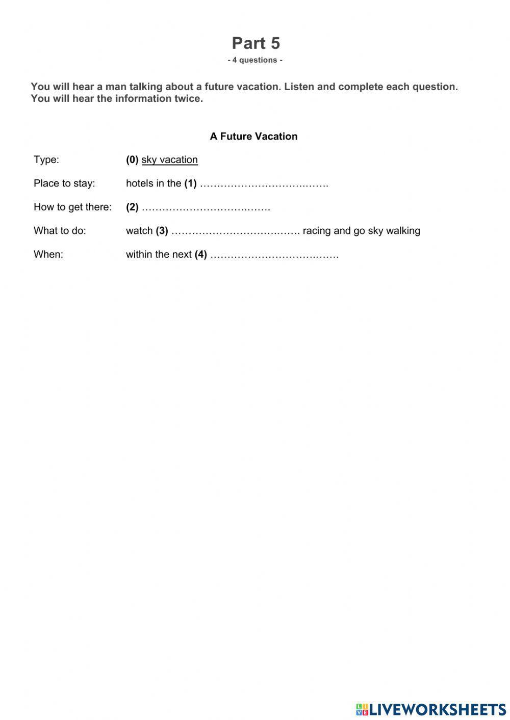 Test-Theme 10-Listening