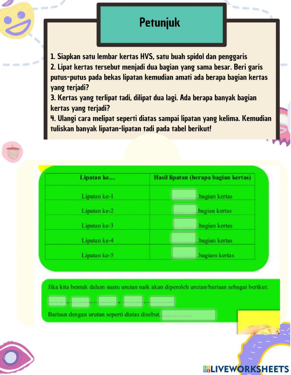 Barisan Geometri Barisan Geometri