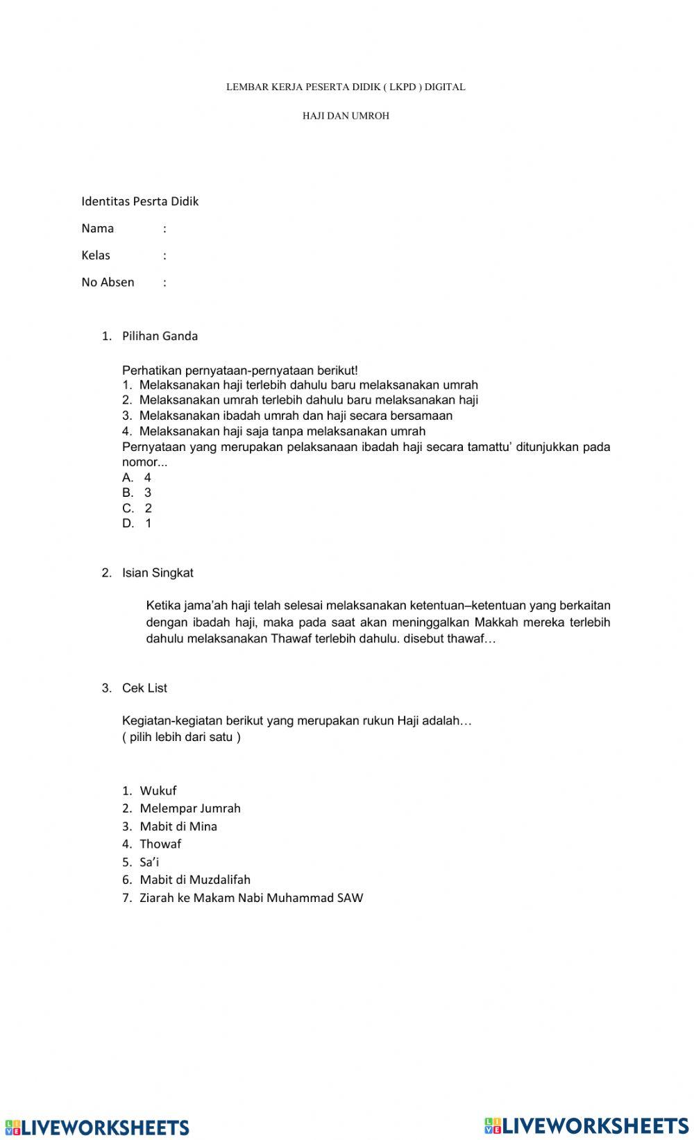 Lkpd haji dan umrah