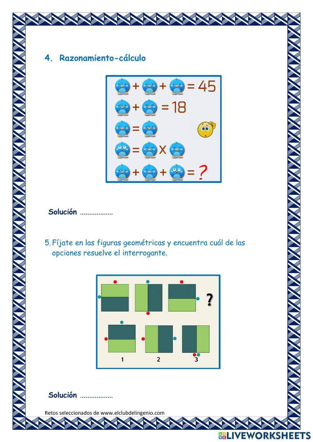 Retos matemáticos