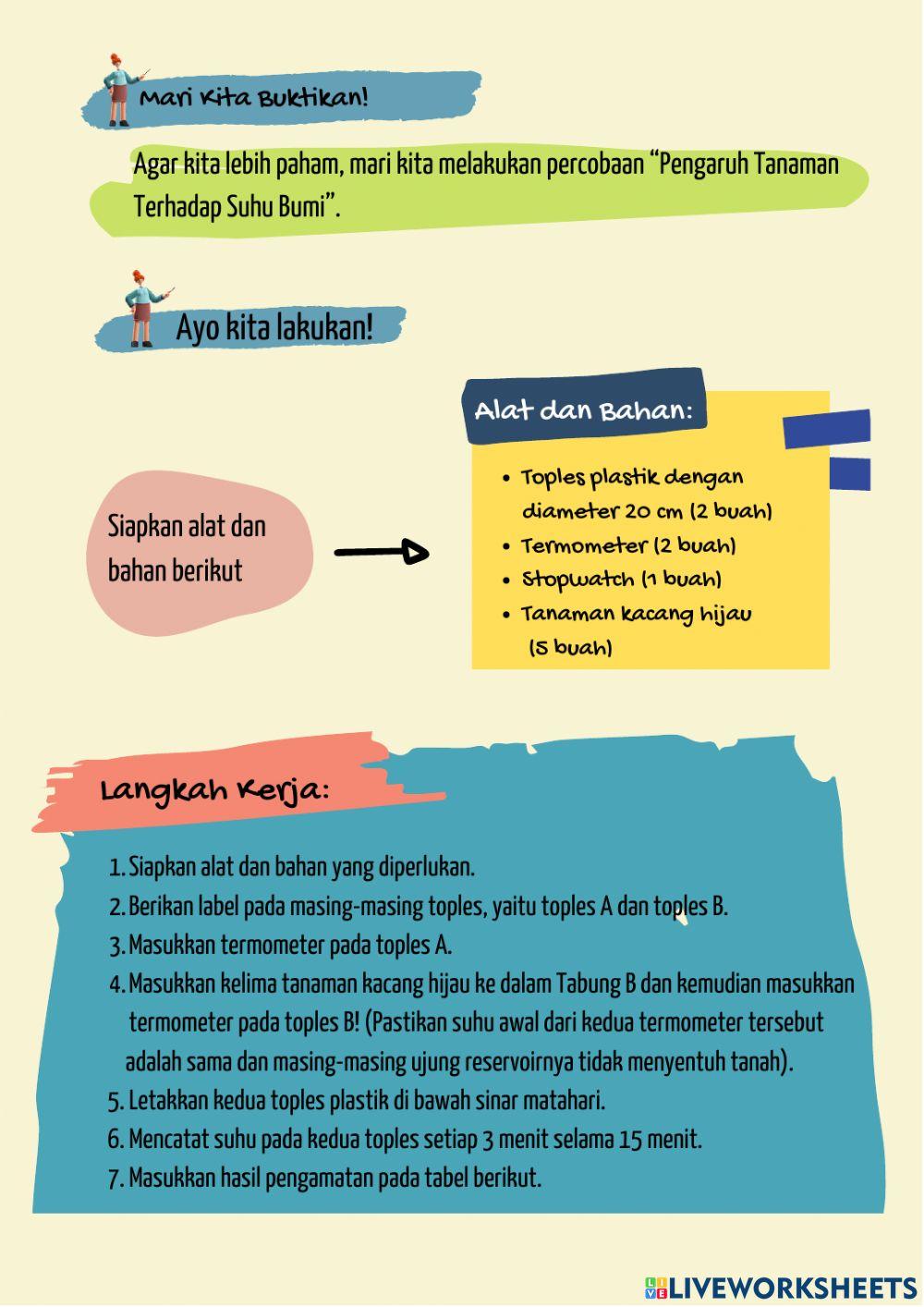 LKPD 3 - Studi Literasi & Pembuktian -Dampak & Upaya Menanggulangi Pemanasan Global