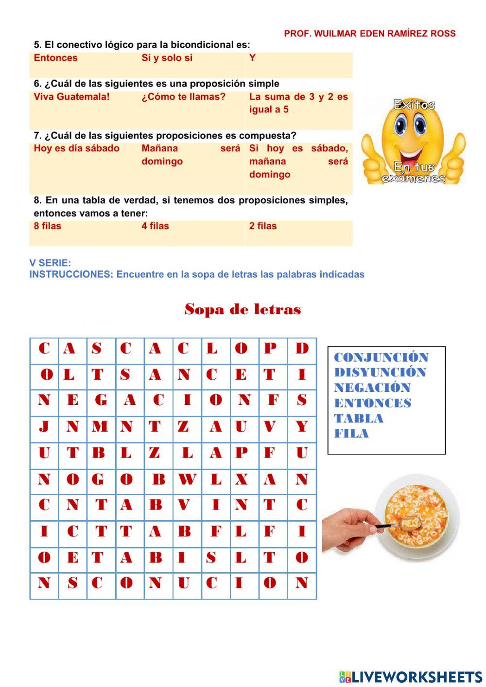 Producto Final Tablas de Verdad