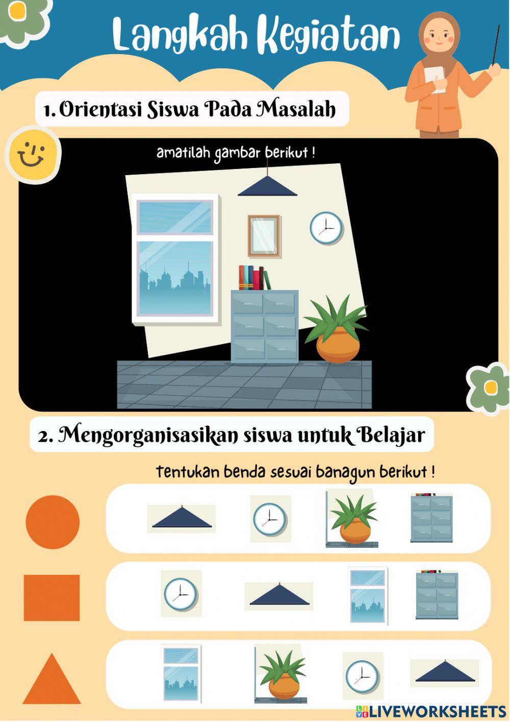 Mengenal Bentuk Bangun di Rumah