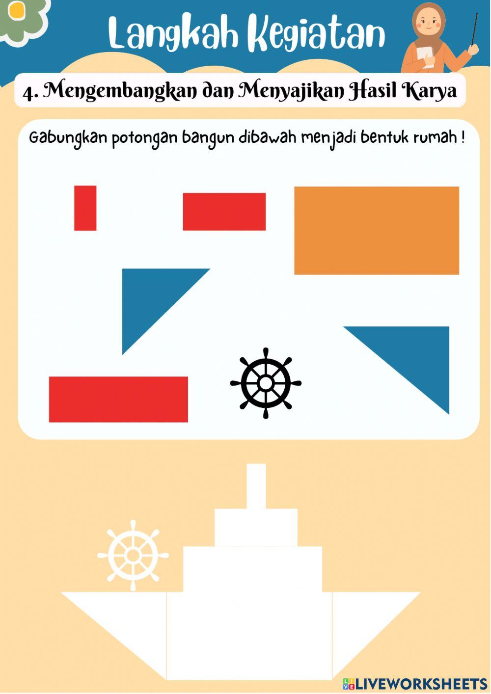 Mengenal Bentuk Bangun di Rumah