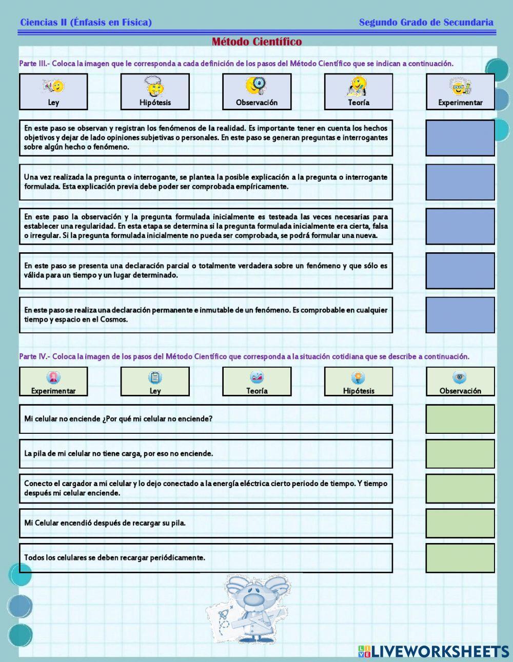ESG127 Ciencias 2 - Método Científico -
