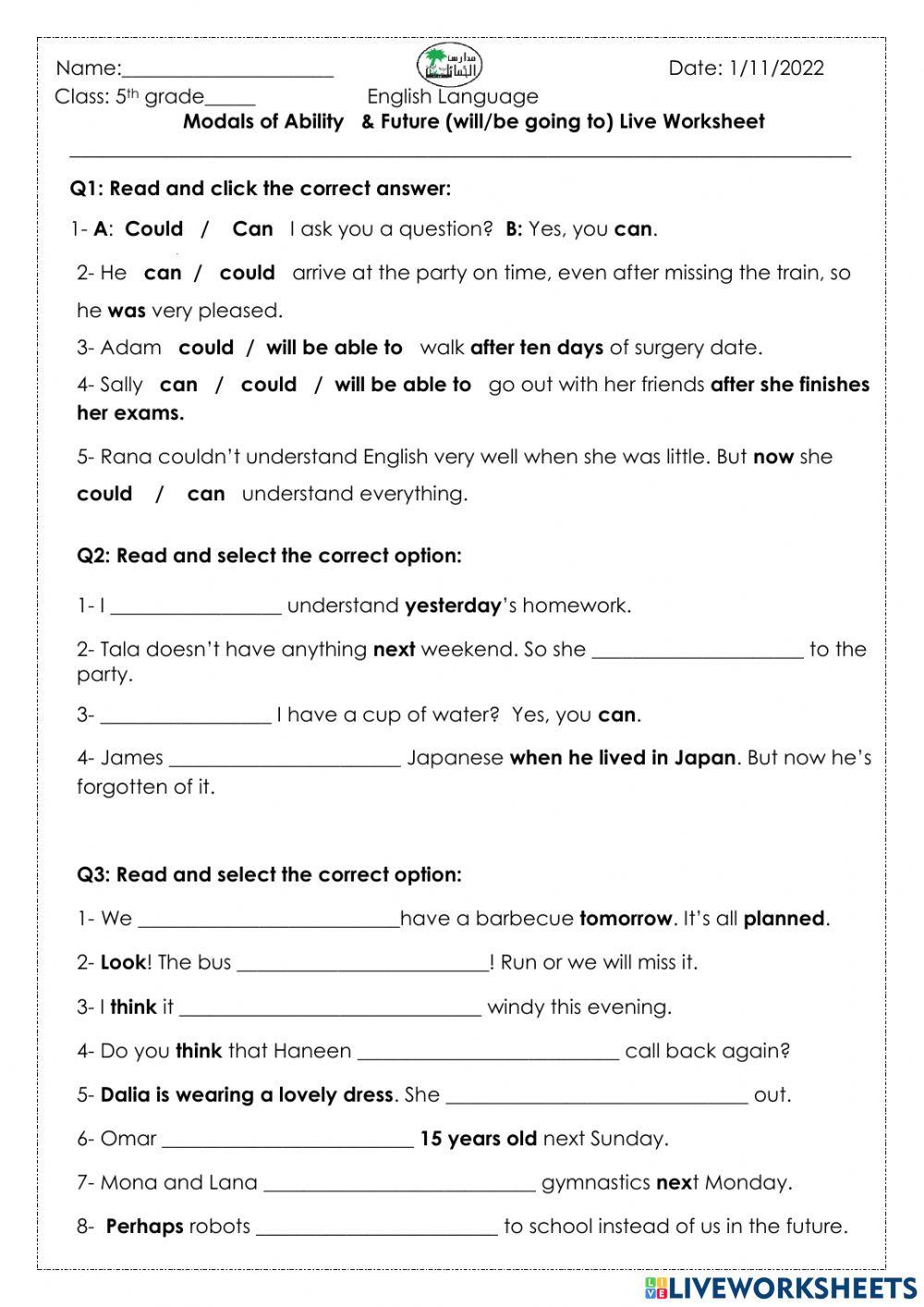 Unlocking Tomorrow: The Transformative Power of Future Ability Worksheets in Language Learning