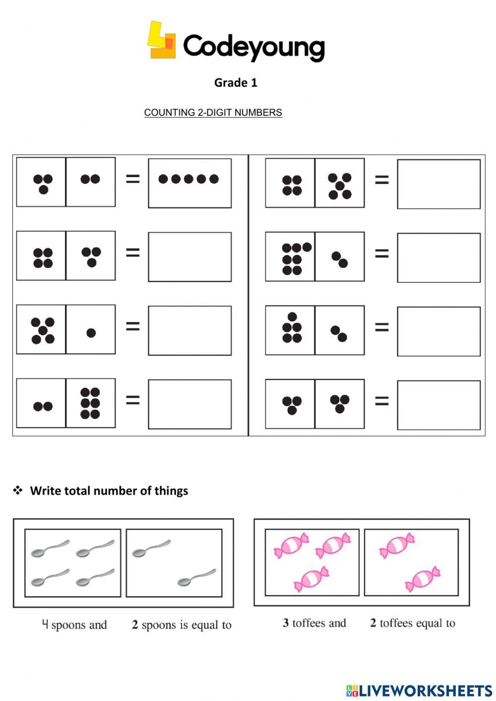 Counting 2-Digit Numbers-CW