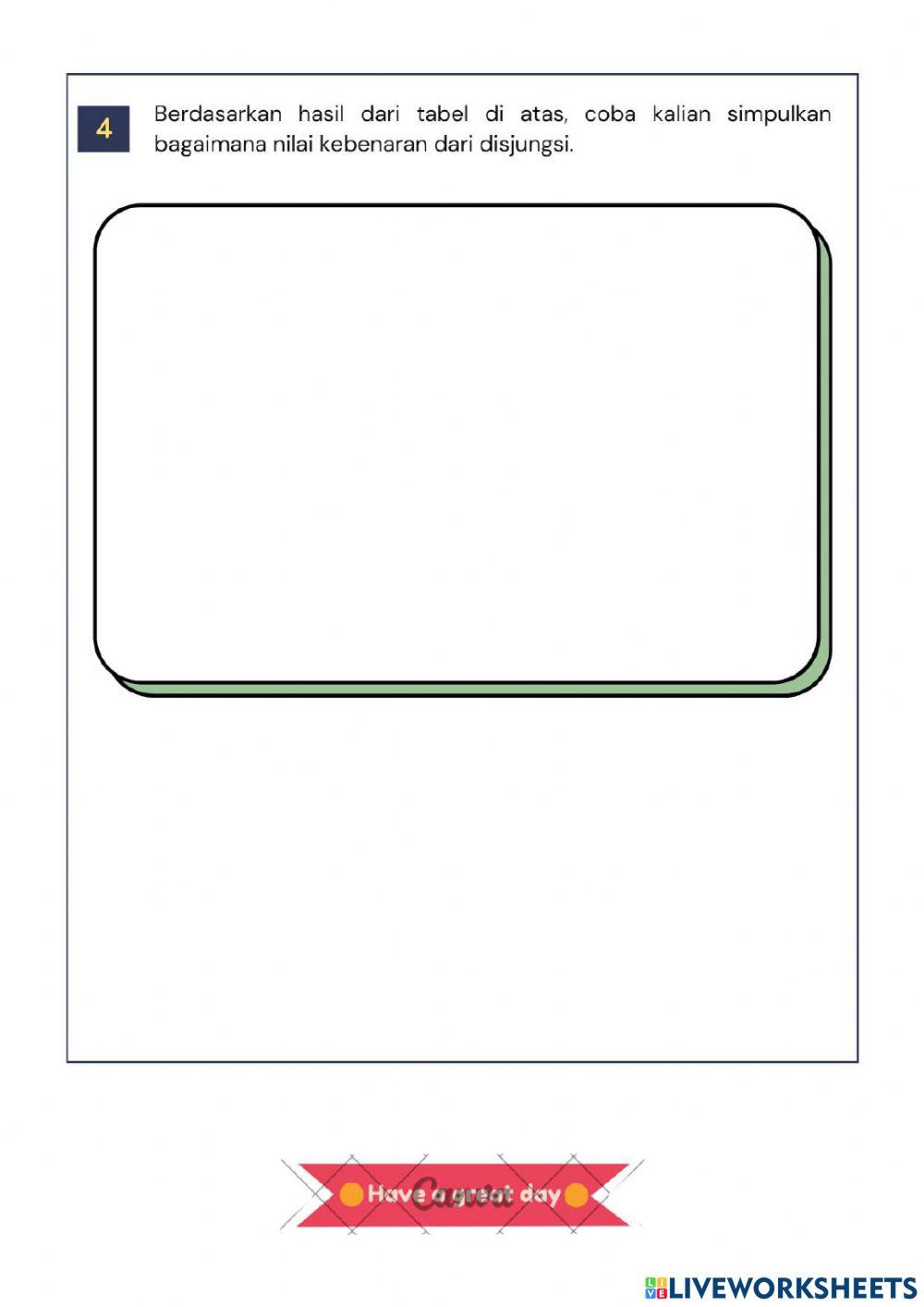 KONJUNGSI dan DISJUNGSI