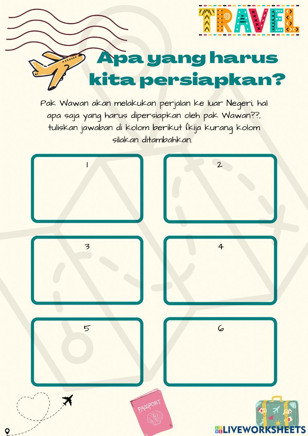 Apa yang harus dipersiapakan