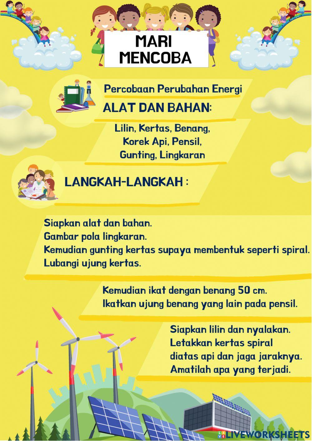 LKPD Perubahan Bentuk Energi