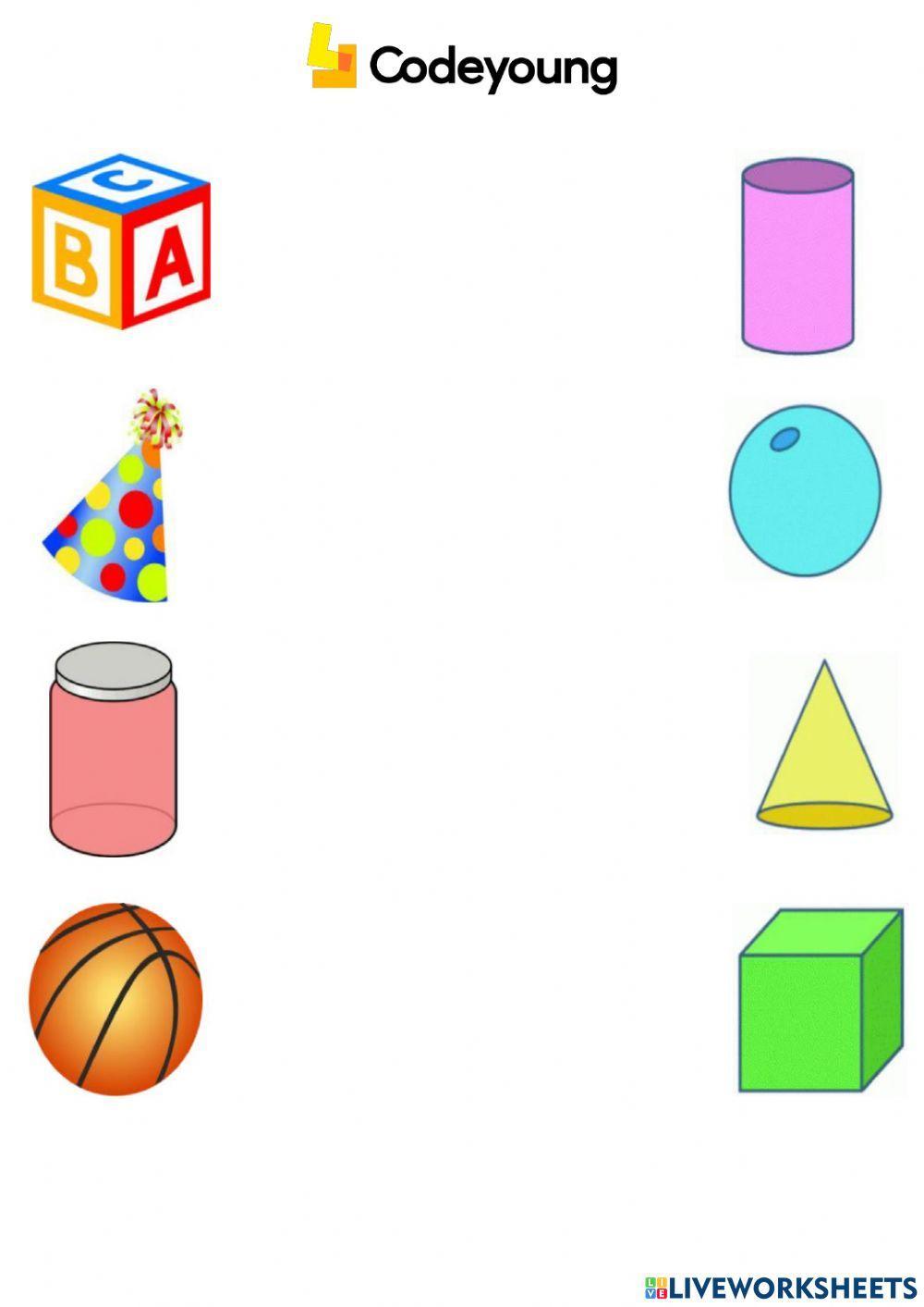 Shapes and Real  life Object-Concept CW