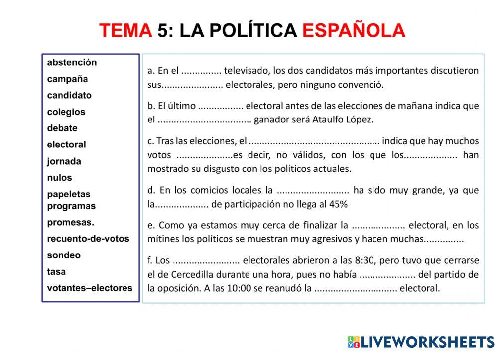La política