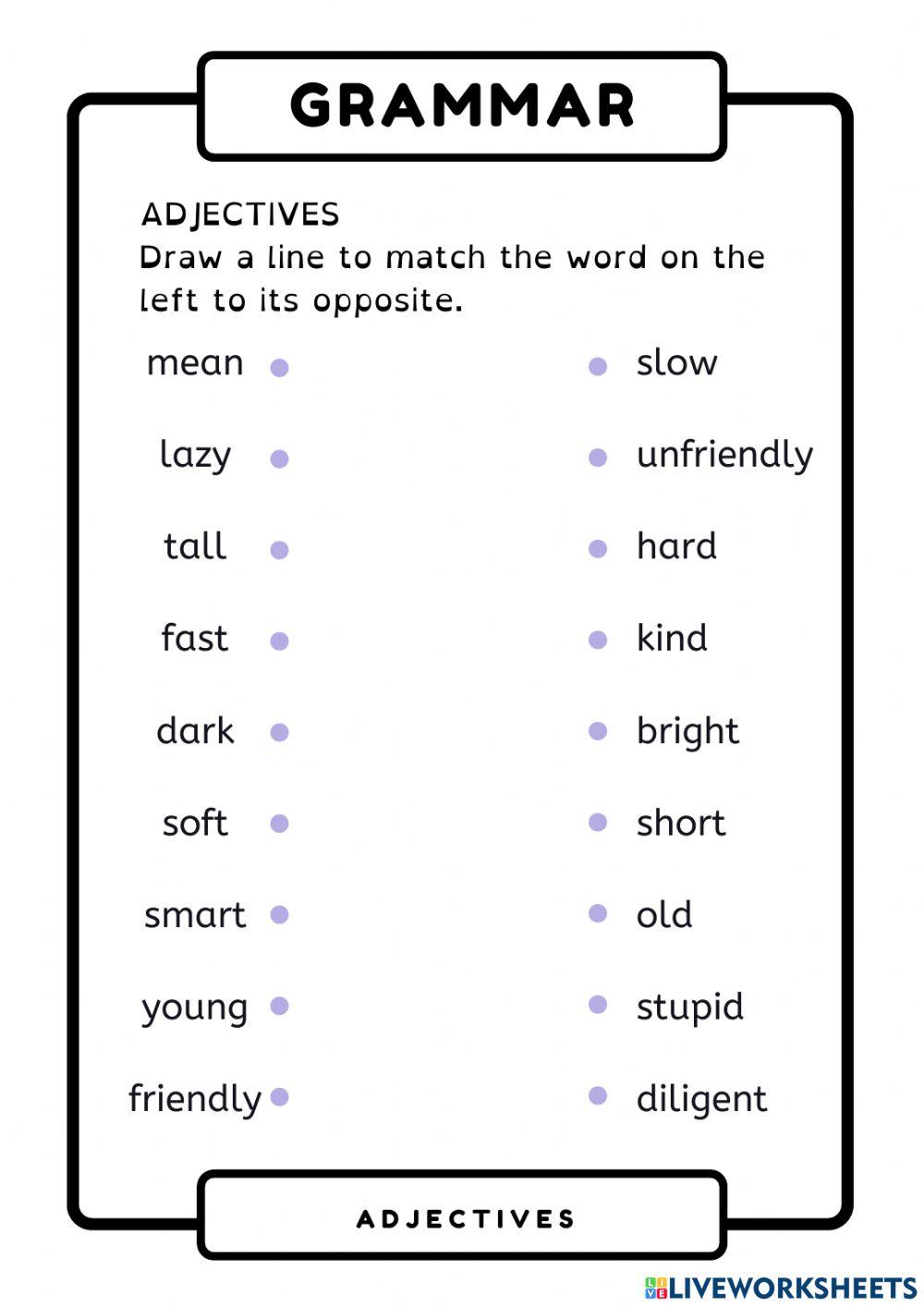 Adjectives