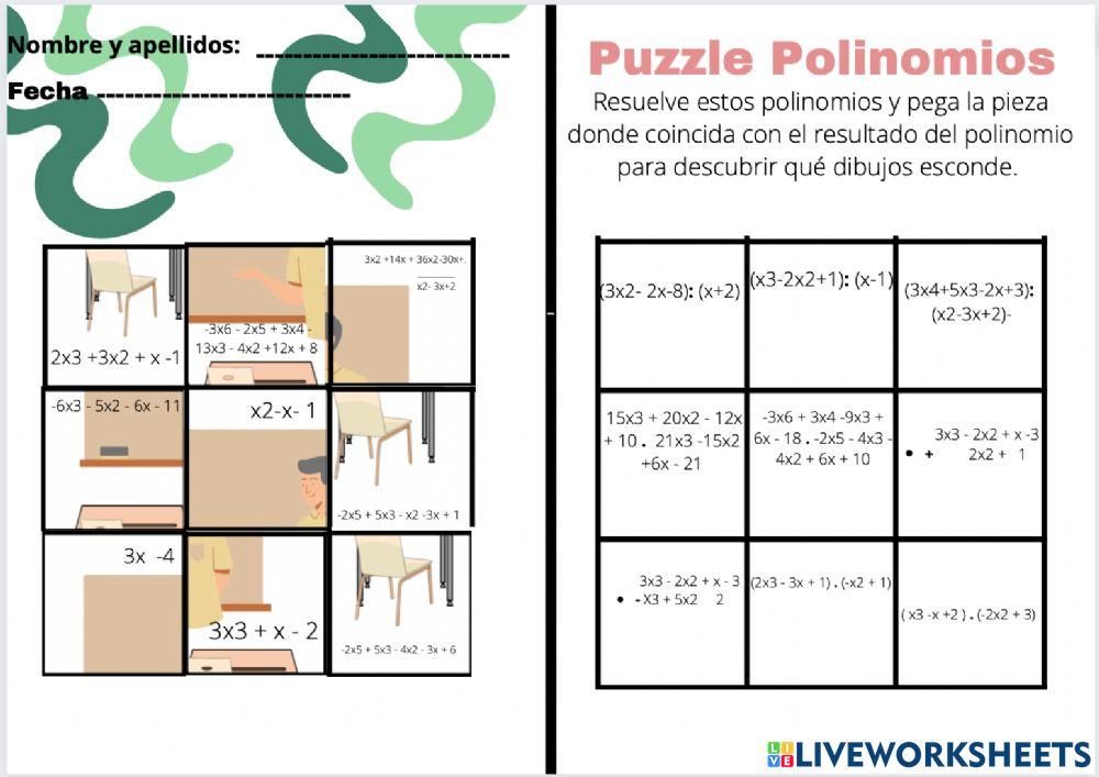 Puzzle polinomios