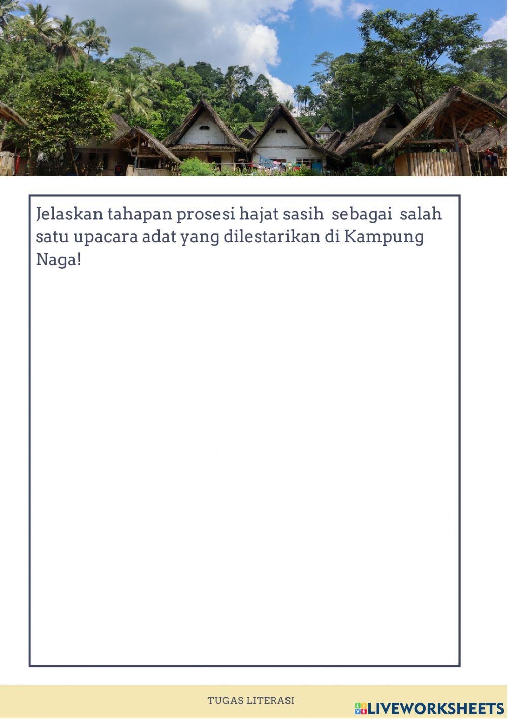 Lembar Kerja Kampung Naga