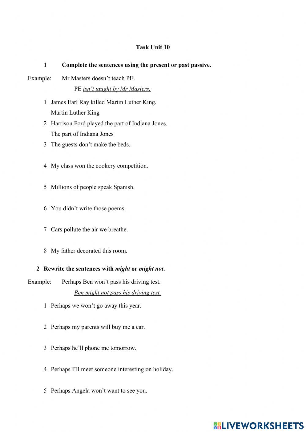 Revision unit 10 EF preint