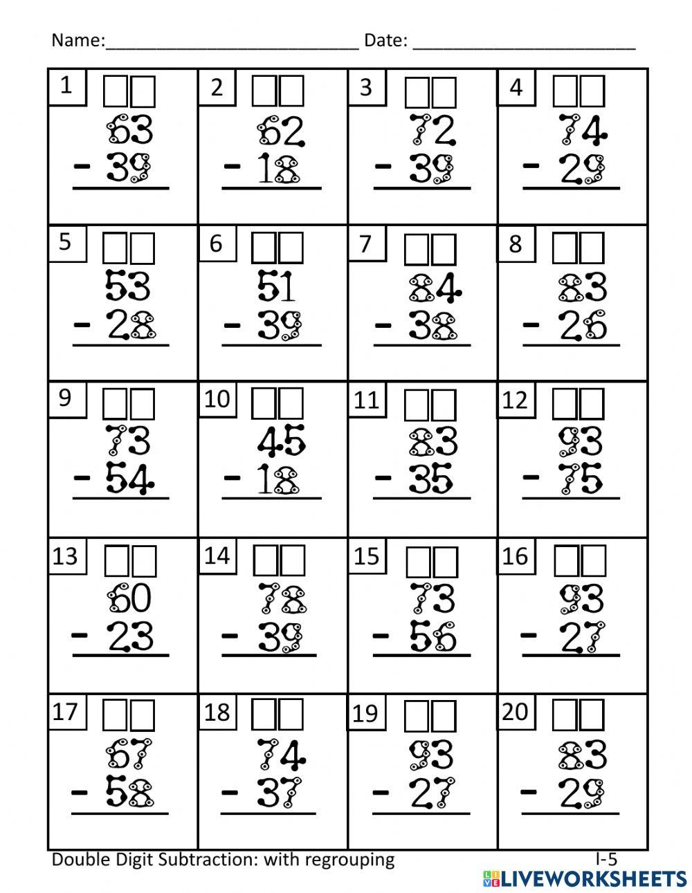 Touch Math Worksheets Free Printables - Free Printable