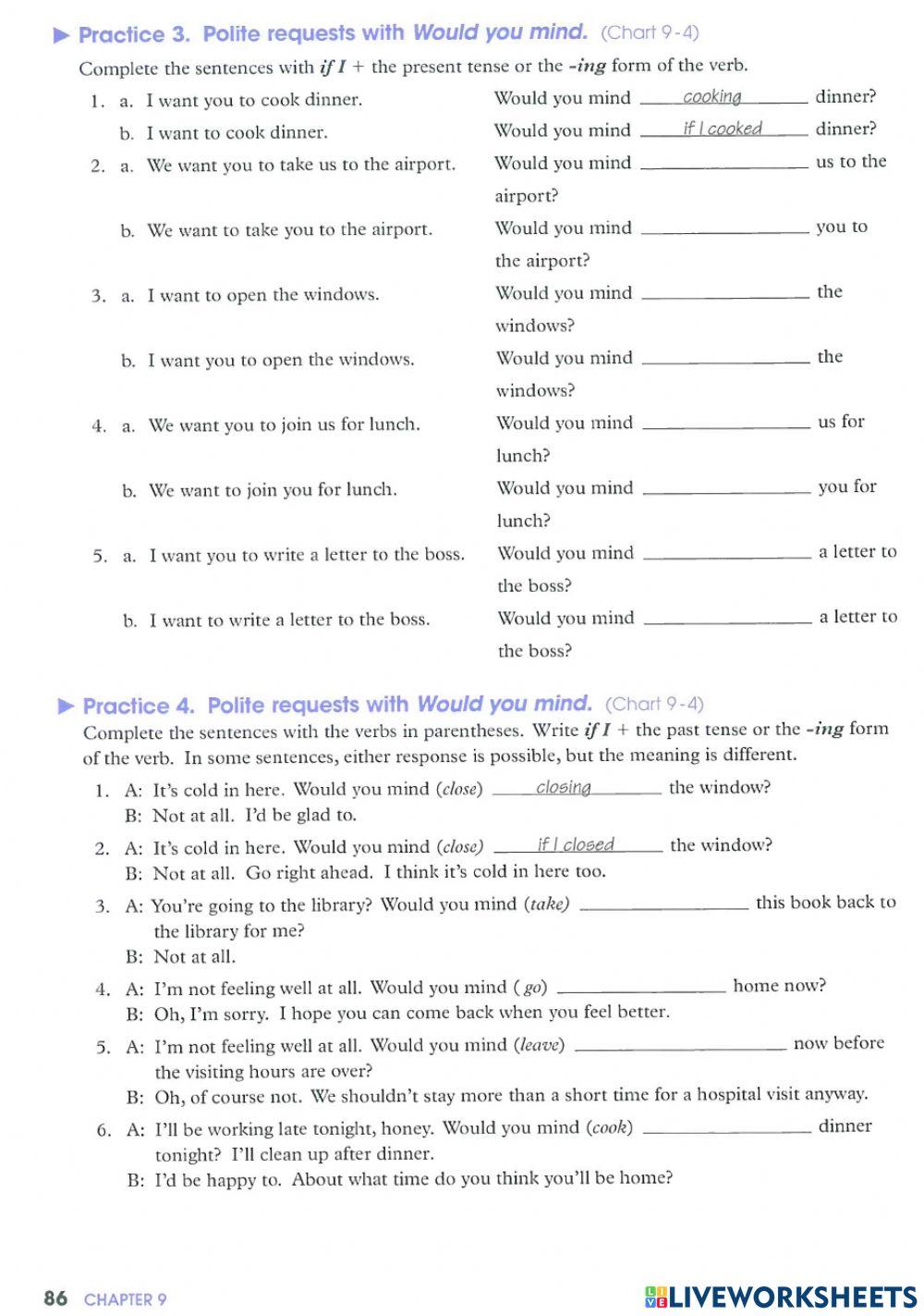 MODALS VERB PART 1- PRACTICE online exercise for | Live Worksheets