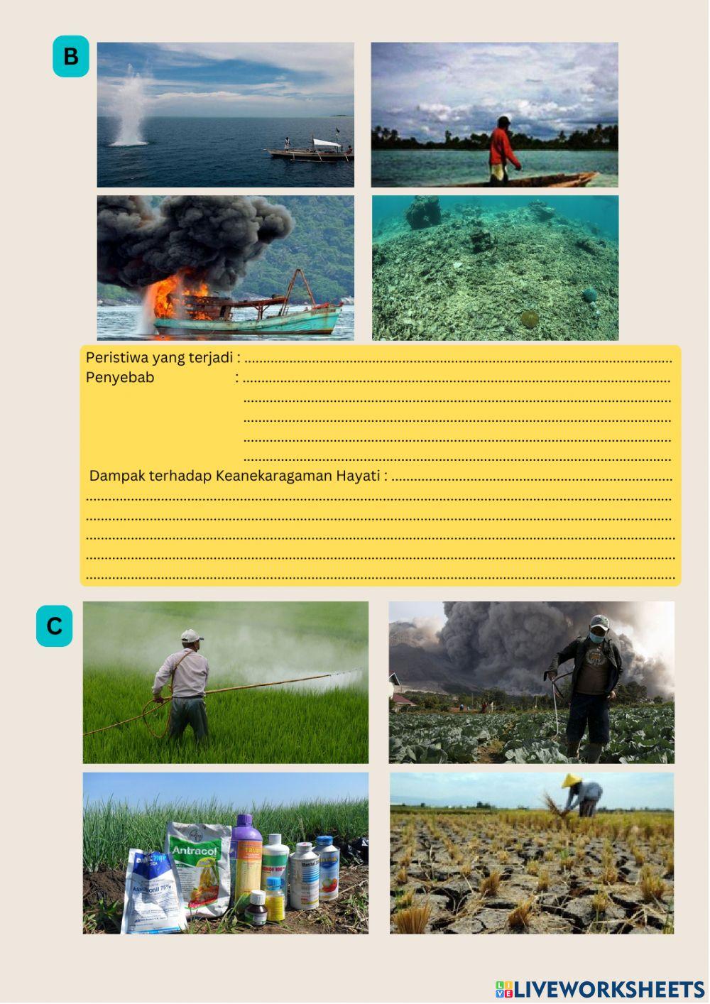 LKPD PROBLEM BASED LEARNING KEANEARAGAMAN HAYATI online exercise for ...