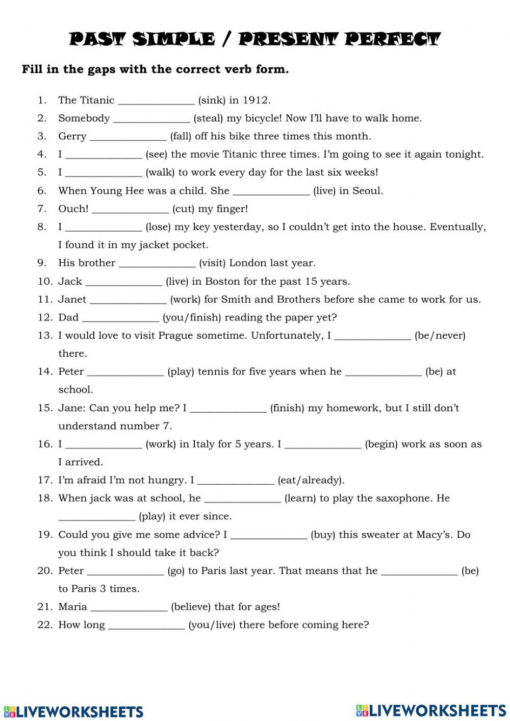 comparison-present-perfect-and-past-perfect-worksheet-live-worksheets