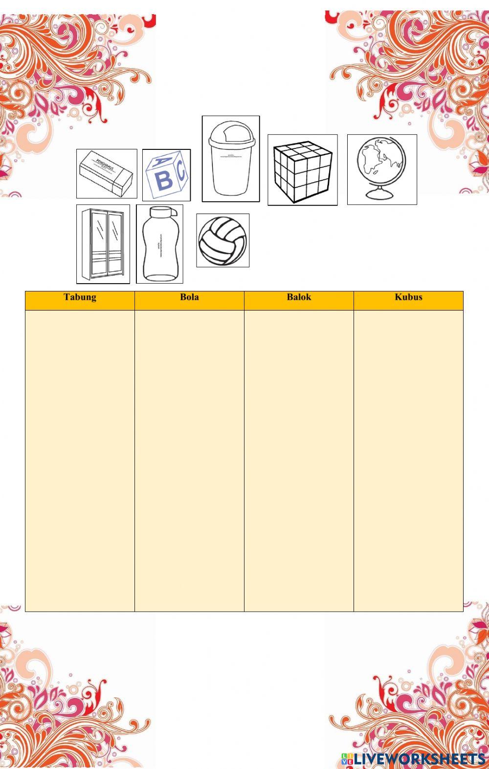 Mengenal Bangun Ruang