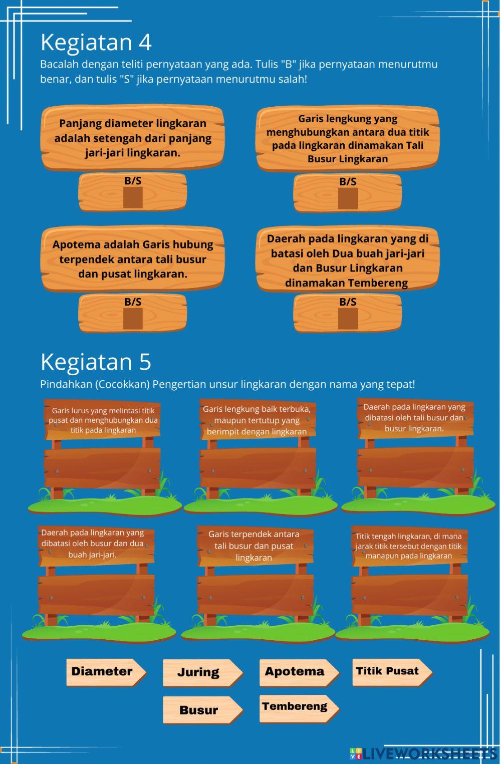 Unsur-unsur Lingkaran