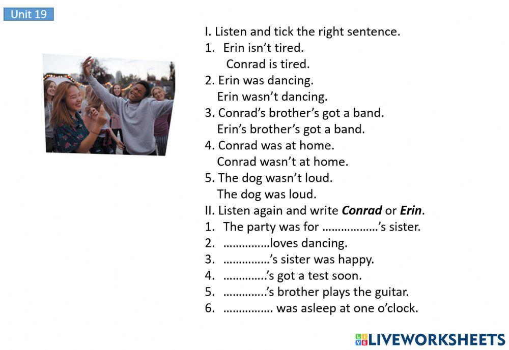 Prepare 1 wb unit 19