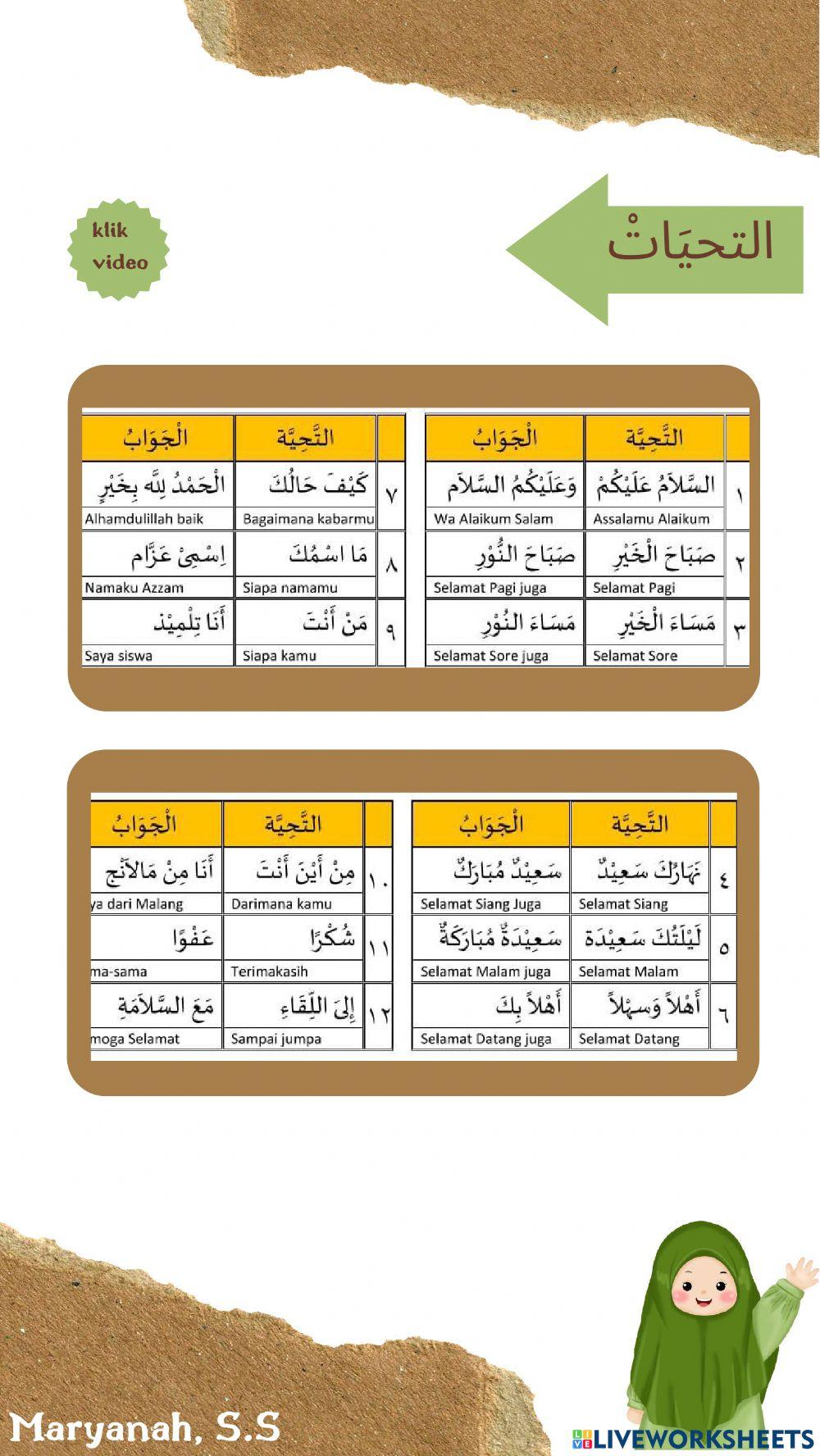 Tugas Media lkpd Bab 1 taaruf