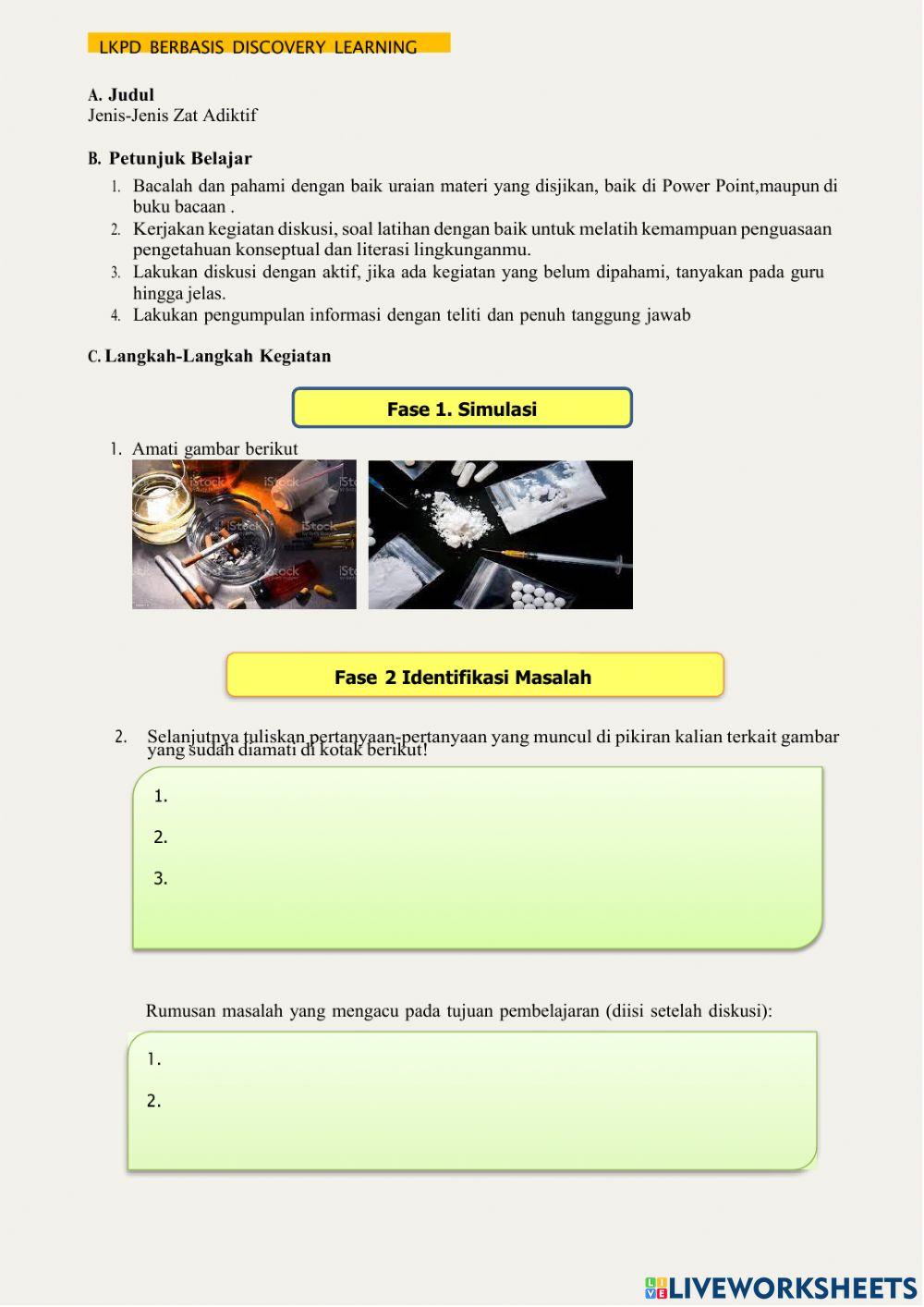 LKPD Zat Adiktif