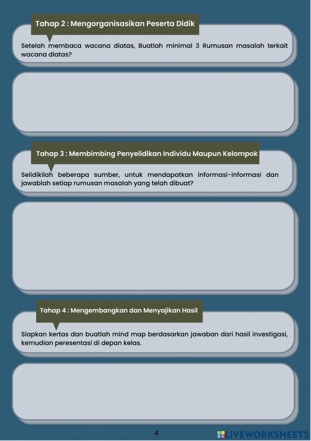 E-lkpd berorientasi problem based learning Materi Evolusi-Asal Usul ...