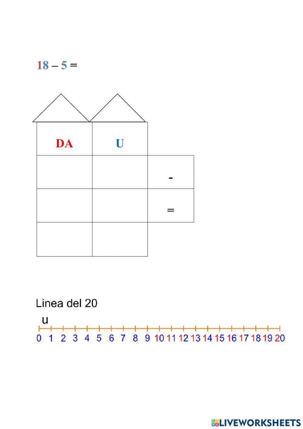 Esegui le operazioni nelle casette