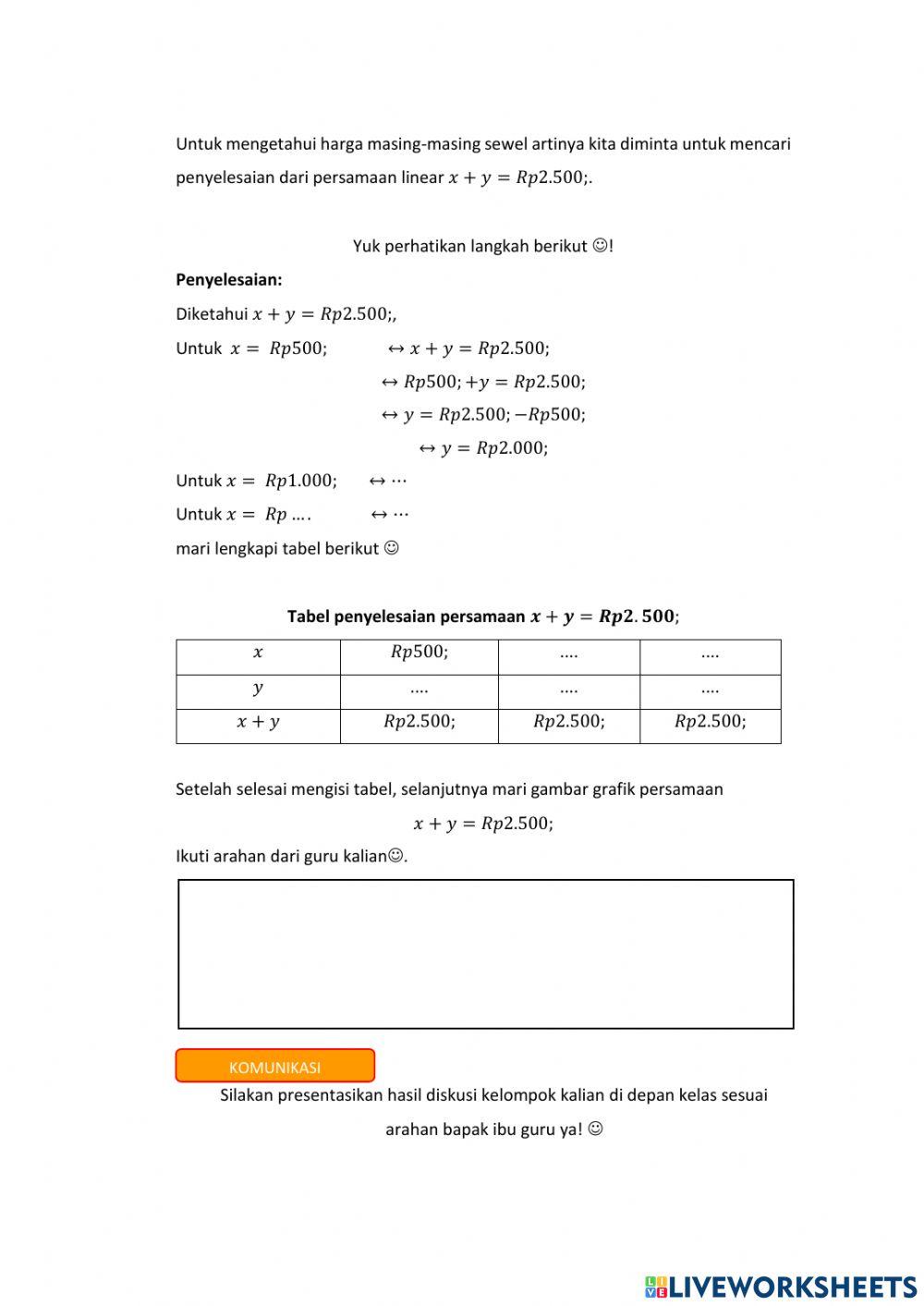 Lkpd matematika lanjutan