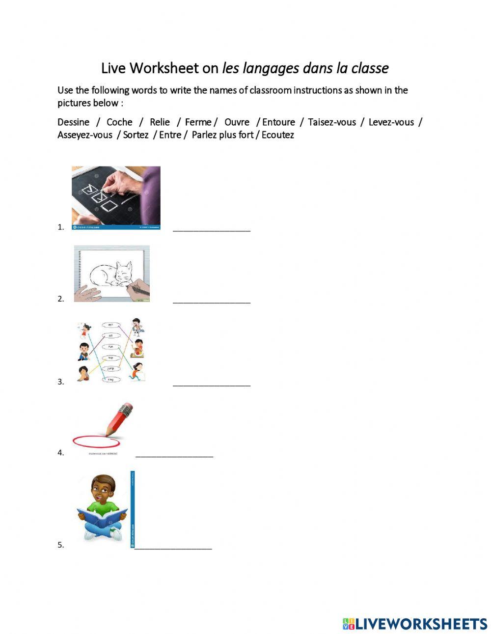 Les langages dans la class
