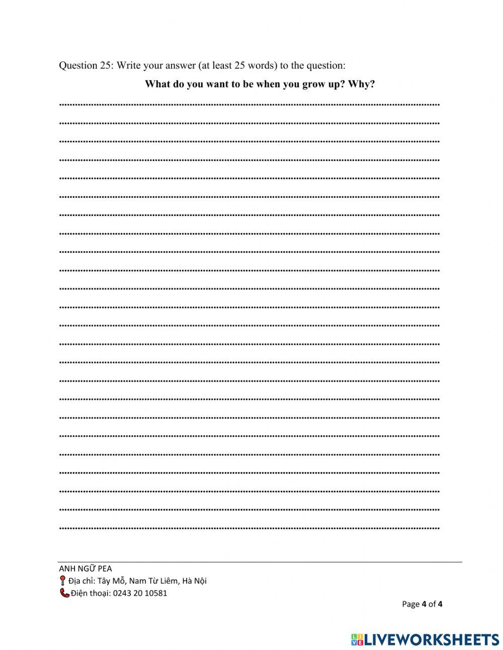 Đề luyện thi vào lớp 6- số 2