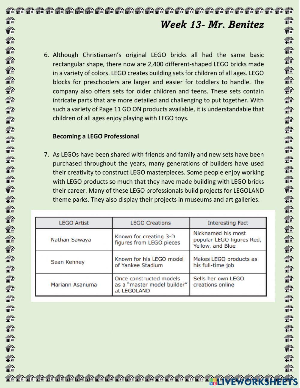 Reading Comprehension