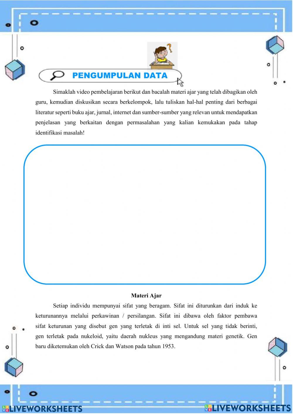 Pewarisan Sifat Materi Genetik