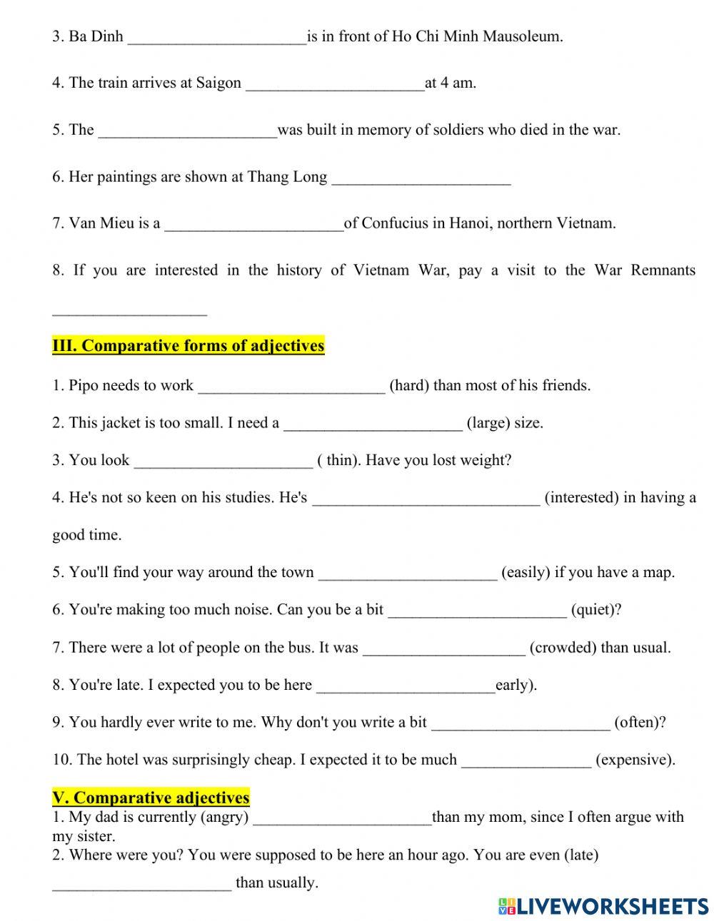 G6-review u4 practise 1