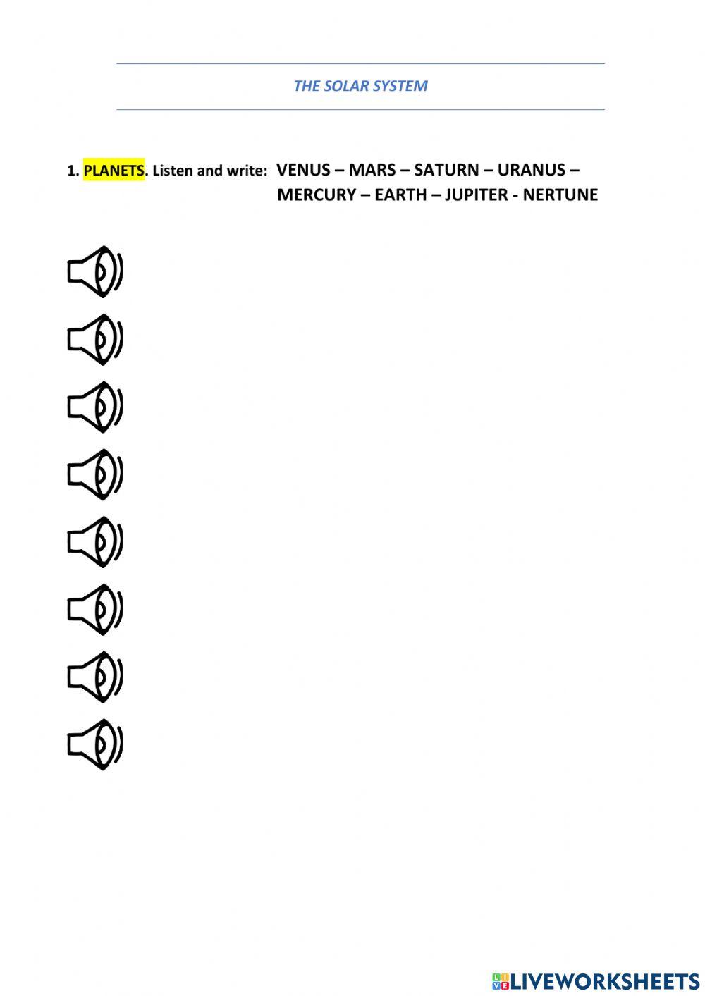 The Solar System. Planets. Moon Phases. Movements